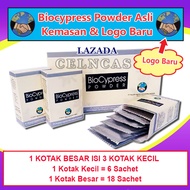 1 Kotak Besar 18 Sachet Biocypress Biocypres Powder Serbuk Bubuk 100% Original