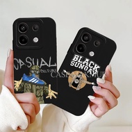 Softcase for Motif C0w0k Casing for Redmi Note 13 Pro 4g poco M6 Pro Case Bumper