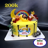 Bánh sinh nhật giả con khỉ bánh gato mô hình