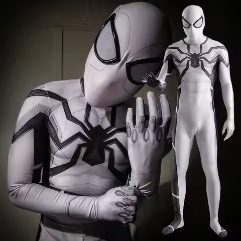 PS4 Future Foundation Spiderman Costume Cosplay 3D printed Spandex Superhero Zentai Suits Bodysuit H