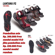 Sandal Gunung Connec pria Model LANTANA FG Sendal Gunung Connec For Men