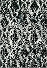 3D Rose Black Formal With Distressed Silver twl_40787_1 Towel, 15" x 22"