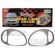 Perodua Kelisa (2001 - 2007) MDM Custom Fit ABS Plastic Car Head Lamp Headlamp Eye Lid Eyelid Brow F