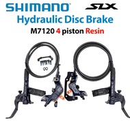 SHIMANO | Shimano SLX M7120 4 piston M7100 2 piston Hydraulic Disc Brake Set for Mountain Bike MTB B