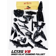 ORIGINAL JUPITER MX HLY INNER SET DIAMOND BLACK YAMAHA Y15ZR Y16ZR LC135 RSX RS150