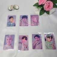 Photocard Official BTS/Underprice Purple PC With Member RM JIN SUGA JHOPE JIMIN V JUNGKOOK