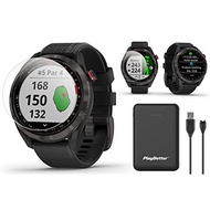 Garmin Approach S42 (Gunmetal/Black) Golf GPS Watch 100% Original Direct From USA