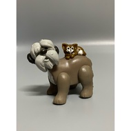 Solid Rubber Toy Colonel & Sergeant Tibbs (101 Dalmatians)