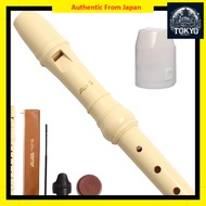 AULOS Soprano Recorder German Style 302B Antibacterial Cap Set Aulos