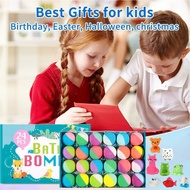 Kids Ocean Toy Bath Bombs12 Unique Scents Hidden Bath Gentle Skin Toys Makes Time Magical Z8i1