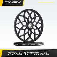 Bumper Plates 2.5kg STRENGTHBAE 45cm Technique Bumper Plate Weighing 2.5 kg Weight Plate Load Plate 