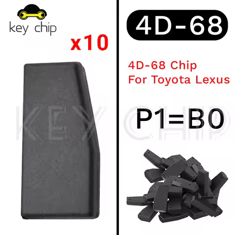 10 pcs 4D-68 Chip For Toyota Lexus P1=B0