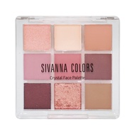 HOT HF651 SIVANNA COLORS CRYSTAL FACE PALETTE 1.2g*9 Gram