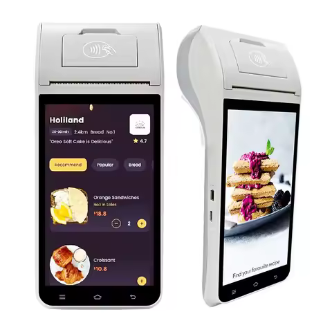 Z91 POS Terminal 2D Barcode Scanner Rugged Handheld Fingerprint Industry Android PDA With Built in T