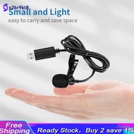 Universal USB Microphone Lavalier Microphone Clip-on Computer Mic Plug and Play Omnidirectional Mic