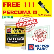 Nippon Paint 5400 Wall Sealer Outdoor Indoor Vinilex / UnderCoat / Primer / White Paint 5 Liter  KTH