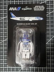 全新 聯乘 限量 Star wars 星球大戰 AnA R2 D2 二 medicomtoy be@rbrick series  bearbrick 代 100% 熊仔 隱藏 絕版 擺設 裝飾 玩具 
