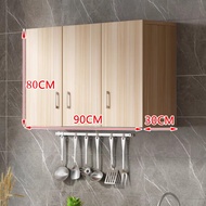 ตู้แขวนผนัง 90/120CM ตู้ชาม ตู้ครัว สี่ประตู ขาว ทำด้วยไม้ ที่เก็บครัว ตู้เก็บของ