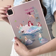 Mermaid Princess Cartoon iPad 10 9 8 7 Gen iPad 10.9 10.2 Case Protective Cover For iPad Air Mini 1 2 3 4 5 6 Pro 2018 2020 2021 9.7 11 12.9 Ultra Slim Case