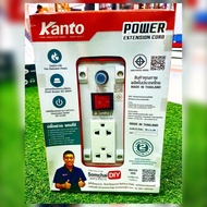 KANTO SET ชุดปลั๊กพ่วง 16A 3500วัตต์ 3เมตร ( เต้ารับ 2ช่อง 1สวิตช์ ) รุ่น KT-P2-16-3F ปลั๊กพ่วง ปลั๊