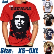 Classic Che Guevara Head Print Short Sleeve T-shirt Men/Women Summer Casual T-shirt Round Neck Top S~5xl