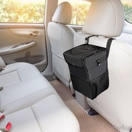 [Tookcg] Car Trash Can with Lid Portable Trash Bin for Front Back Seat Van Sedan