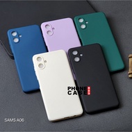 SAMSUNG A06 CASE MACARON SQUARE LIQUID EDGE SOFT CASE SAMSUNG A06