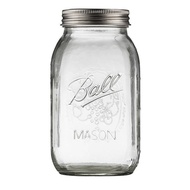 🔥พร้อมส่ง🔥ลูกบอลมาตรฐาน 32 ozโหลแก้วmason jar Ball Mason 946ml American Mason Jar แก้ว Jar ปิดผนึกโปร่งใส Scale Jar Overnight Oatmeal Cup Milkshake Drink