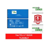 Yes TCL L7 Battery Yes TCL L7 5102K Battery TLi028c7 Bateri