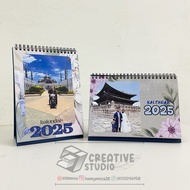 Stand Calendar 2025 Desk Calendar 2025 Kalendar Meja 2025Custom Hard Stand Calendar Custom Desk Cale