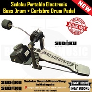 Sudoku Portable Electronic Bass Drum + Carlsbro Drum Pedal