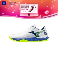 UNISEX WAVE ENFORCE COURT AC Tennis Shoes - White Blue - 61GA243220