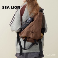 SEA LIONMountain Outdoor Trendy Brand Retro Waterproof Commuter Cycling Sports Bow and Arrow Package Crossbody One Shoul