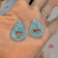 Handmade GOLD FISH PICK 292prime Ukulele Guitar Pick Ukulele Pick