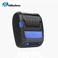 ป้ายเครื่องพิมพ์ใบเสร็จความร้อน58มม. 2 In 1พิมพ์ POS เครื่องพิมพ์แบบพกพาขนาดเล็กเครื่องพิมพ์ฉลากบลูท