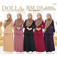 Suit BLOUSE DAN SKIRT DOLLA CANTIK by Dmimi.Mesra wuduk.Muslimah.Ironless🤗🔥🔥🔥🔥