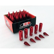 Blox Nut Wheel Spike Lug Tire ALLOY Nut 1.5mm rays nut 20pcs & Sticker spike BLOX Rays nut