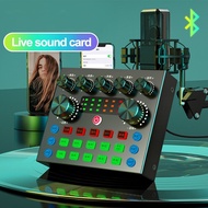 Naturehikอินเทอร์เฟซเสียงมิกเซอร์ DJ การ์ดเสียง V8S เหมาะสำหรับการสตรีมสด บันทึกเพลง คาราโอเกะ ด้วยเอฟเฟกต์เสียง 12 แบบ เข้ากันได้กับคอมพิวเตอร์ แล็ปท็อป โทรศัพท์มือถือ และอุปกรณ์อื่นๆ V8S+ Audio Live Sound Card for Phone Computer USB Headset Microphone