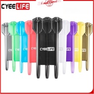 CyeeLife Portable Dart Box Transparent Dart Storage Box Dart Bag Rubber Box Durable Buckle