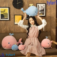 TYLER1 Whale Plush Toy Stuffed Animal Toy Marine Life Plush Toy Plushie Dolls Soft Whale Pillow Anim