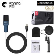 Yanmai SF-777 1.4m Computer Game Recording Condenser Microphone with Pop Filter & Tripod Stand