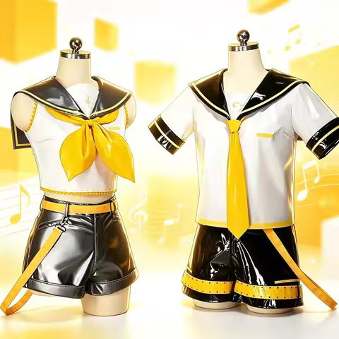 Kagamine Len/Kagamine Rin Cosplay Costume JK Uniform Halloween Carnival Party Christmas Play Role Cl