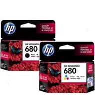 HP 680 Genuine Ink Cartridge - Black/Tri-Color (F6V27AA/F6V26AA)
