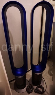 兩部港版 Dyson Cool AM07 Tower Fan 香港行貨 無葉風扇 (其中一部插電後會啟動左右轉動)