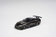 YM MODEL 1: 64 Toyota Supra JAZ80 Hood Detachable Black Gold JPS Car MODEL