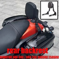 New Motorcycle Fit SRV300 / SRV250 Accessories Rear Passenger Backrest For QJMOTOR SRV 300 / SRV 250