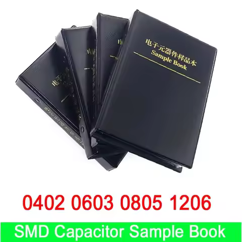 SMD Capacitor Book 0402 0603 0805 1206 Capacitors Kit Assortment Pack 10uf 1nf 100pf 10nf