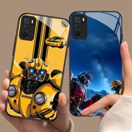YS-95 Transformers HD Glass Casing for OPPO A16 A16S A54S A95 A74 F19 F19S Reno 6 Lite