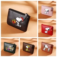 Anime Snoopy Wallet PU Soft Leather Card Bag Zipper Coin Purse