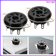 5pcs Bakelite 8-Pin Tube Socket For Enhanced Conductivity 8pin Tube Socket Base Bakelite Constructio